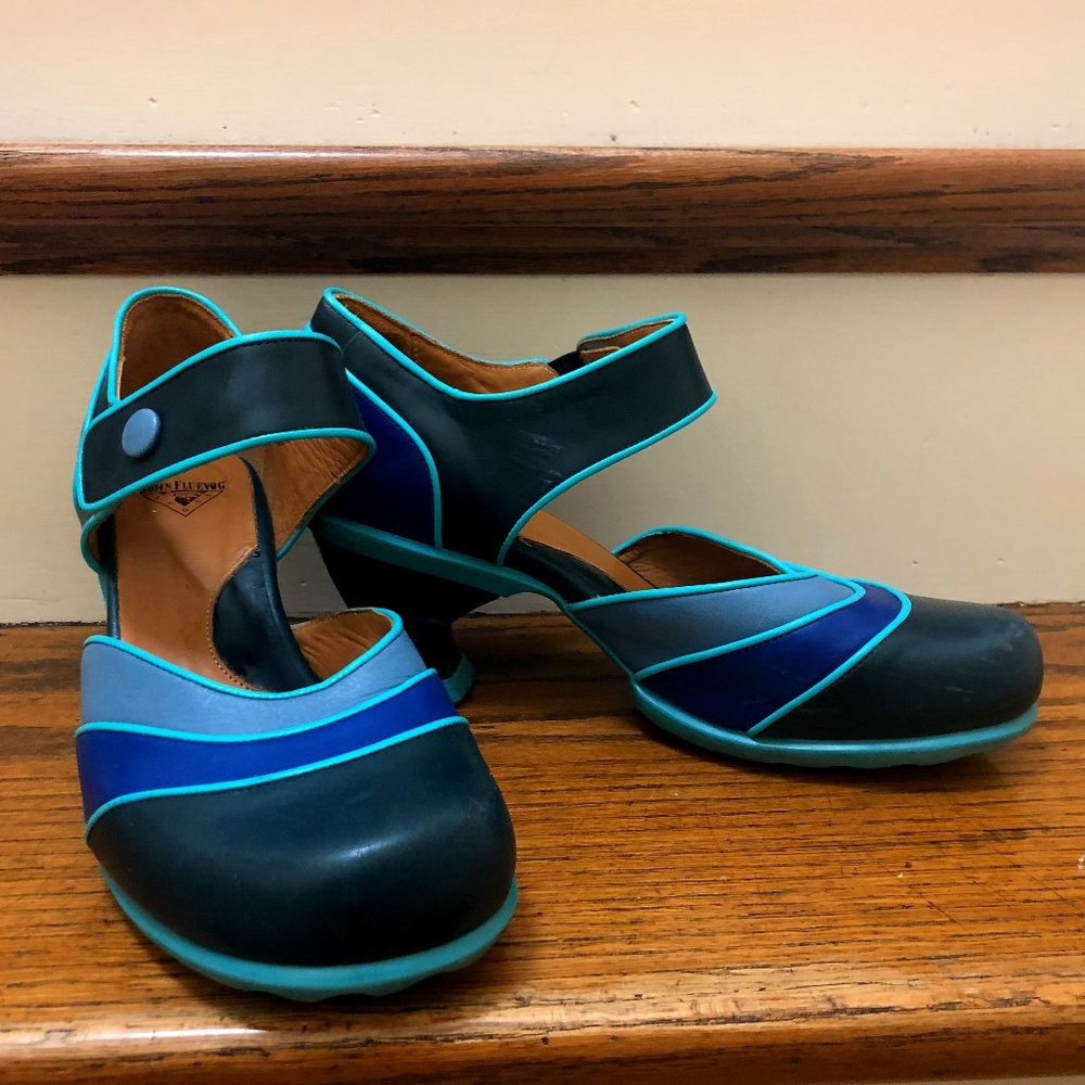 John Fluevog KITSCHY KITSCHY BOOM BOOM SAM STRAPPED MARY JANE HEEL